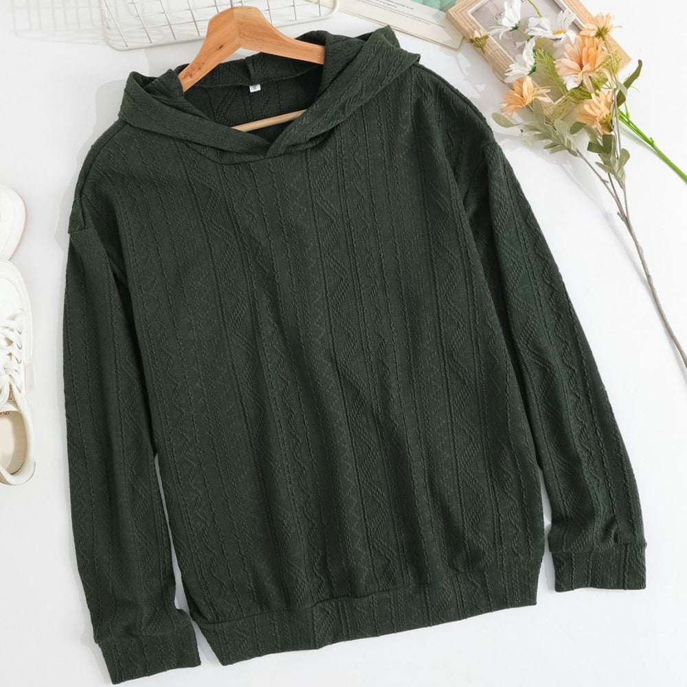 Autumn Women Solid Color Hooded Long Sleeve Women Sweater