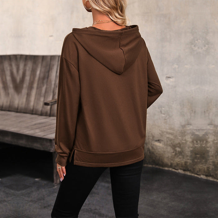 Women Wear Solid Color Long Sleeved Sweater Women Autumn