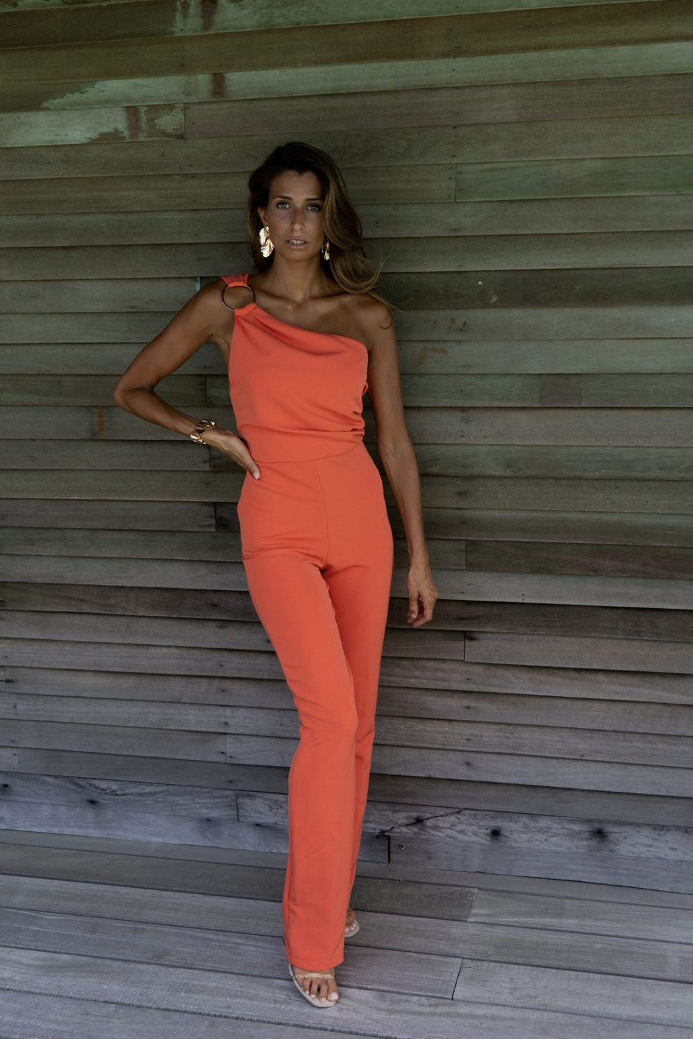 Summer Sexy Women Wear Solid Color Nightclub Casual Jumpsuit