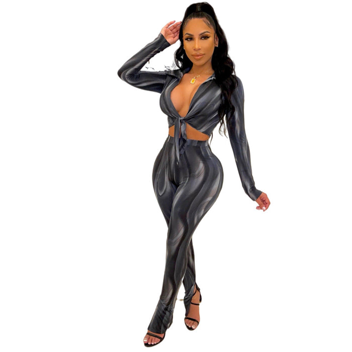 Women Clothing Special Top Product Special Printing High Elasticity Sexy Suit